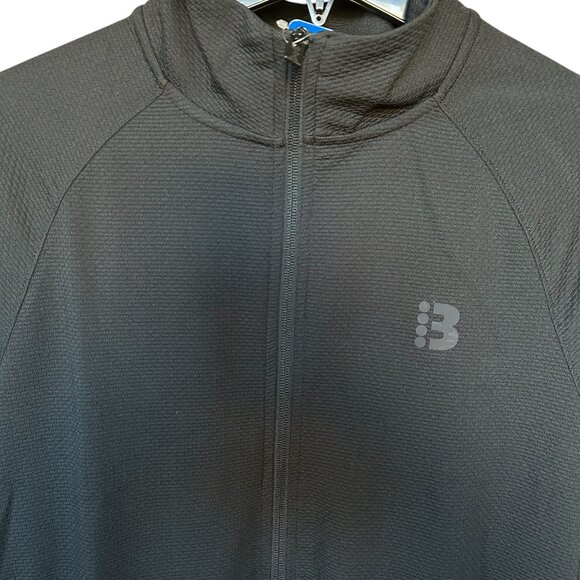 Bench Men's Full Zip Knit Moisture Wicking Jacket Black Size XL - Picture 6 of 7